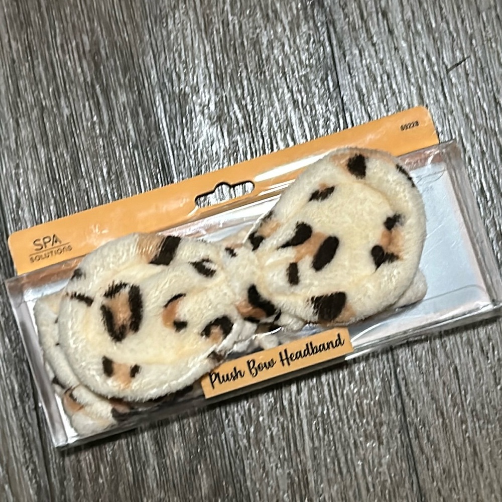 Plush Bow Headband